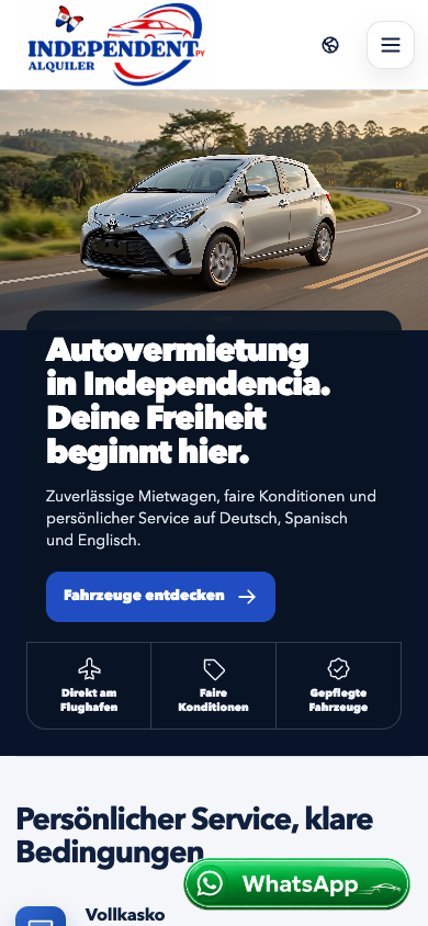 Versión móvil de Independent Alquileres