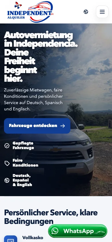 Versión móvil de Independent Alquileres