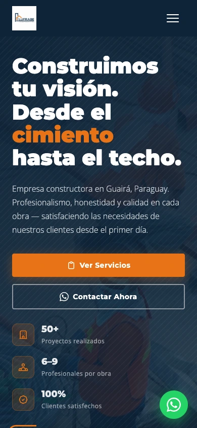 Captura móvil de Lufrabe Construcciones