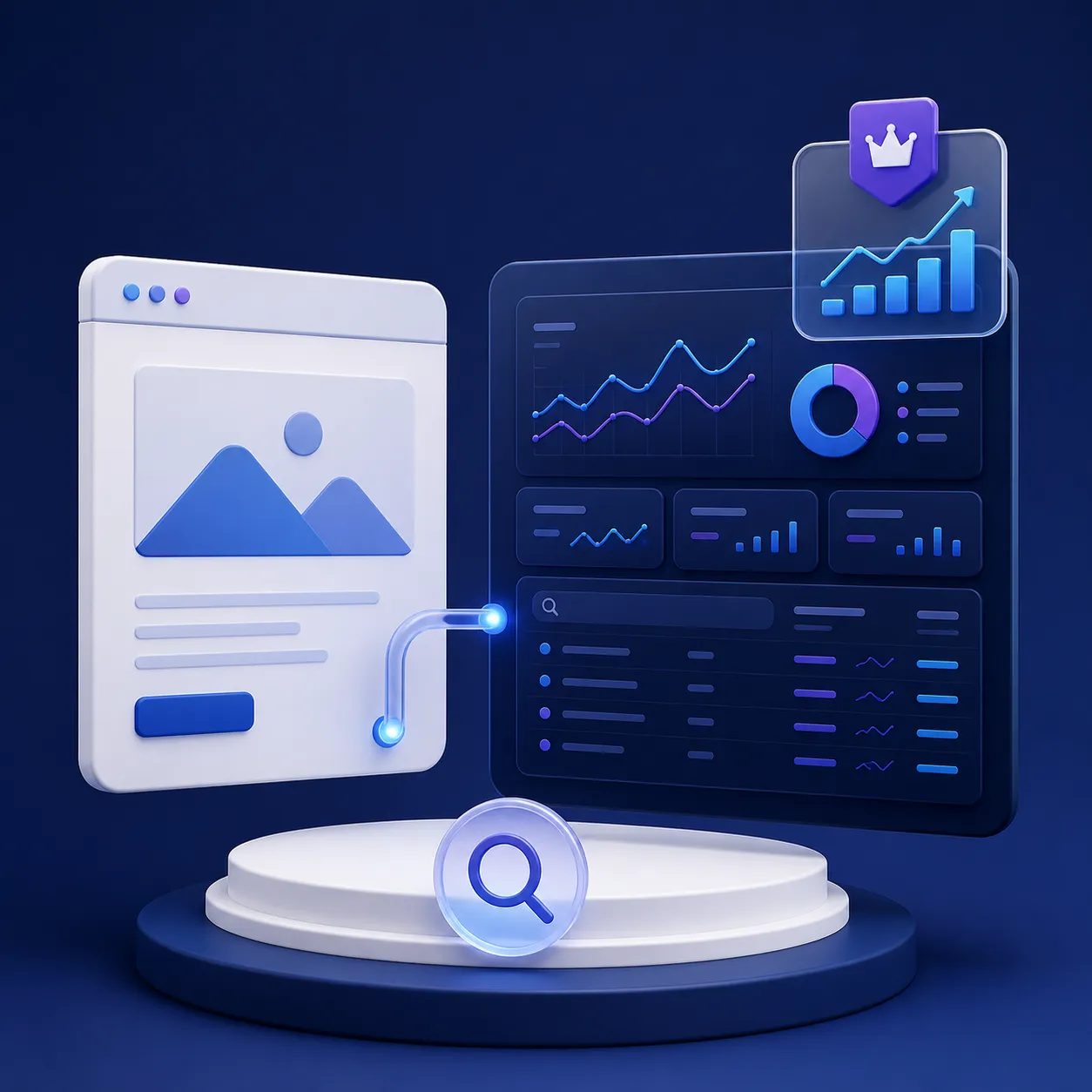 Analítica de Google Search Console para el rendimiento de un sitio web